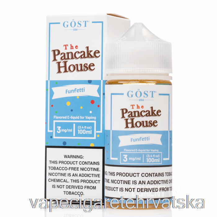 Vape Cigarete Funfetti - Palačinkarnica - Gost Vapor - 100ml 3mg
